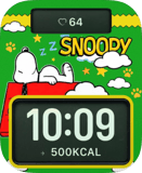 Sleepy Snoopy Dreams Apple Watch face - TV