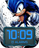 Sonic Blue Speed Apple Watch face - Video Games