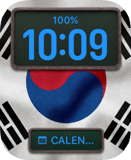 South Korea Flag Apple Watch face - Sports