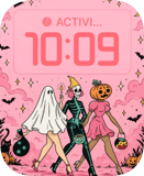 Spooky Strut watch face preview image for Apple Watch