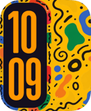 Squiggle Field Apple Watch face - Art