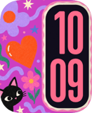 Sticker Cat Apple Watch face - Animals
