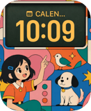 Storybook Walk Apple Watch face - Art