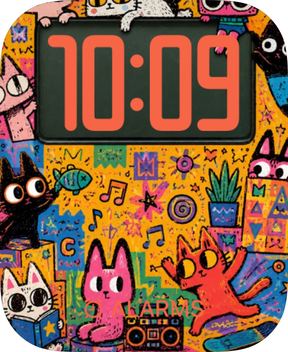 Street Pop Cats Apple Watch face - Animals