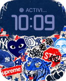 Streetwear Mashup Apple Watch face - Art