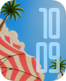 Striped Shade Apple Watch face - Cities
