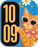 Tabby Shades Apple Watch face - Animals