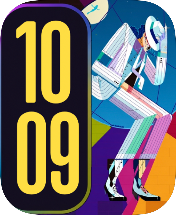 Tall Yellow Numerals Apple Watch face - Watches