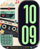 Tape Stack Apple Watch face - Cities