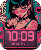Tattoo Rebel Apple Watch face - Anime