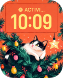 Tinsel Tuxedo watch face preview image for Apple Watch