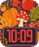 Toadstool Harvest Apple Watch face - Nature