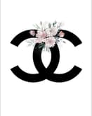 🌸 Coco Chanel Floral Apple Watch face