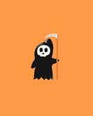 💀 Cute Grim Reaper Apple Watch face - Special Collections