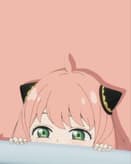 👀 Peeking Anime Girl Apple Watch face - Anime