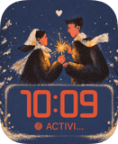 Winter Spark watch face preview image for Apple Watch
