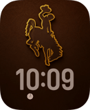 Wyoming Cowboys Apple Watch face - Sports