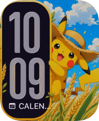 Pikachu Meadow Smile Apple Watch face - Anime, TV