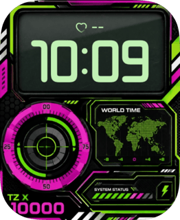 Acid Telemetry Apple Watch face - Space and Sci-Fi