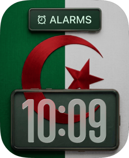 Algeria Flag watch face preview for Apple Watch