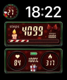 All Wrapped Up watch face preview image for Apple Watch