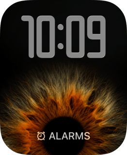 Amber Iris watch face preview for Apple Watch