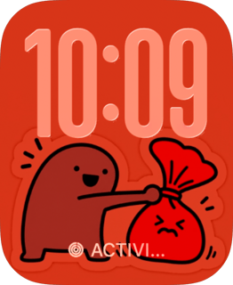 Angry Sack Apple Watch face - Art