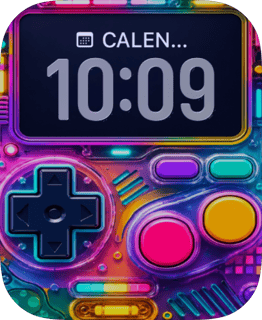 Arcade Glow watch face preview for Apple Watch