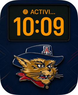 Arizona Wildcats watch face preview for Apple Watch