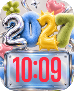 Balloon Year Apple Watch face - Holidays