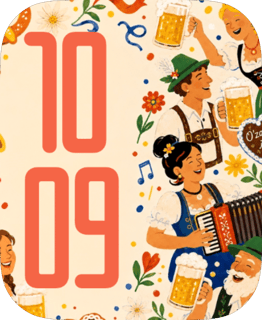 Bavarian Polka watch face preview for Apple Watch