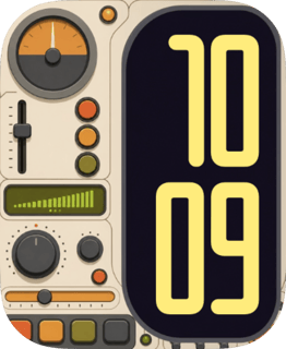 Beige Controls watch face preview for Apple Watch