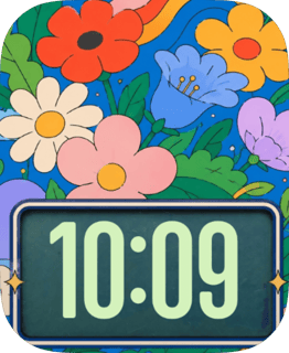 Big Bloom Garden watch face preview for Apple Watch