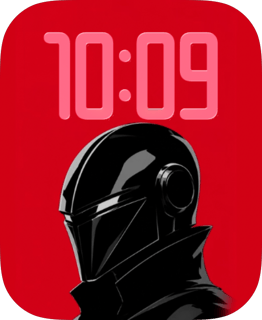 Black Helm Apple Watch face - Space and Sci-Fi