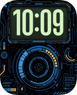Blue Core watch face preview for Apple Watch