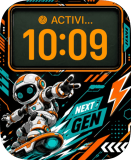 Boardbot Apple Watch face - Art