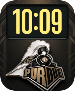 Boilermakers watch face preview for Apple Watch