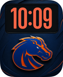 Boise State watch face preview for Apple Watch