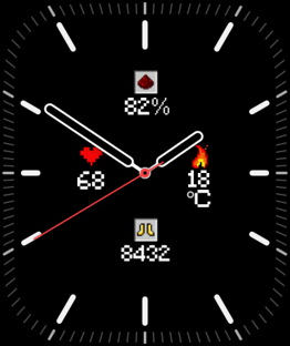 Build Mode watch face preview image for Apple Watch