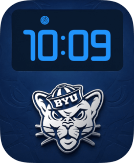 BYU Cougars watch face preview for Apple Watch