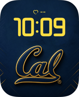 Cal Bears watch face preview for Apple Watch