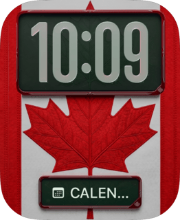 Canada Flag watch face preview for Apple Watch