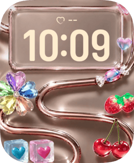 Candy Chrome Apple Watch face - Art
