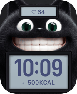 Cheshire Grin Cat watch face preview for Apple Watch