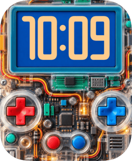 Circuit Gamepad watch face preview image for Apple Watch