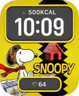 Classic Comic Snoopy watch face preview for Apple Watch