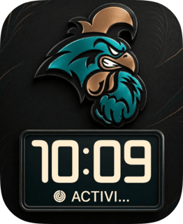 Coastal Carolina watch face preview for Apple Watch