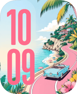 Coastal Cruise watch face preview for Apple Watch