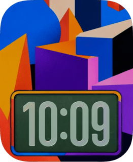 Color Blocks watch face preview for Apple Watch