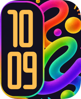 Color Loop watch face preview for Apple Watch